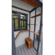 8ft long x 3ft wide x 7.5" tall Catio / Cat lean to